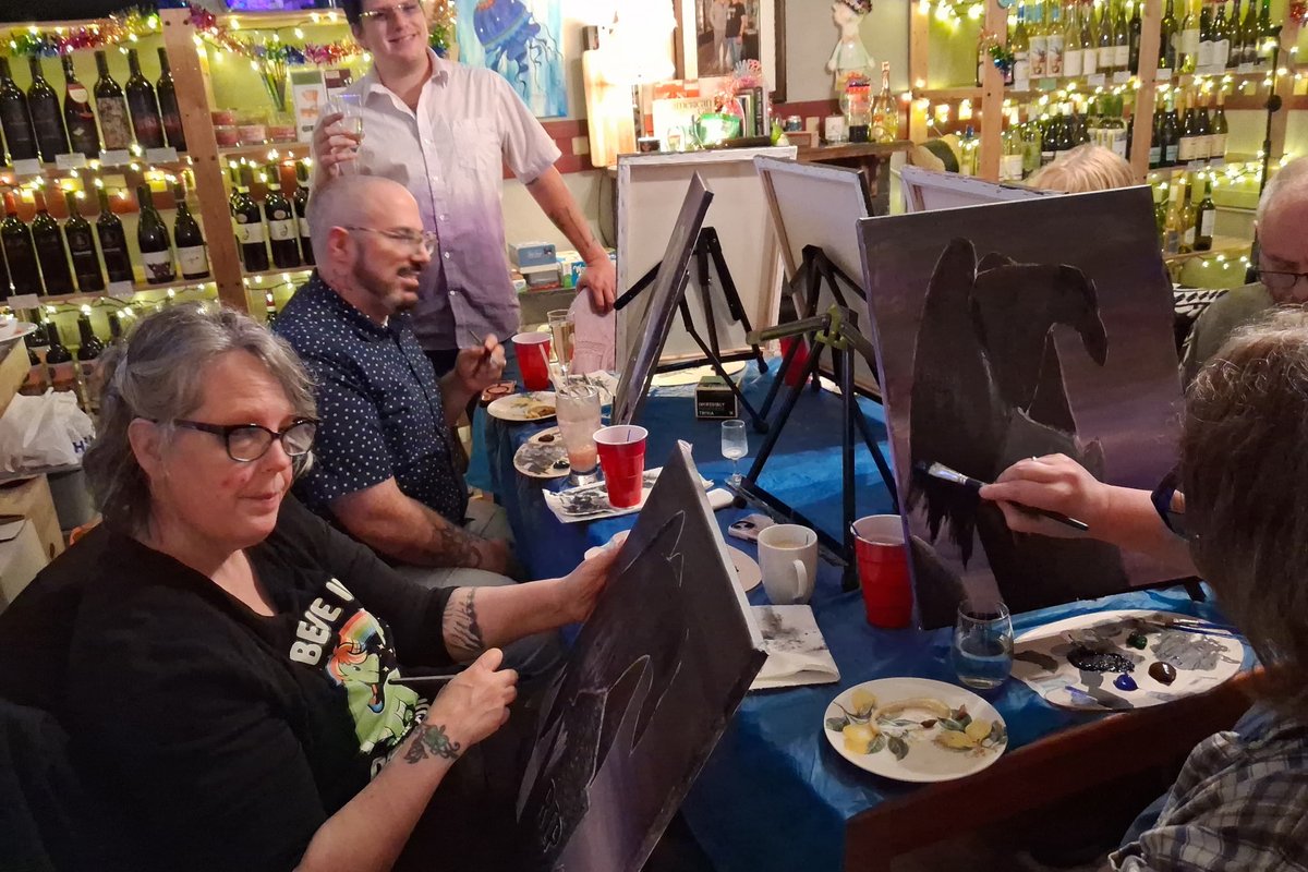 Amber Holland, artist and owner of Art Day Dream